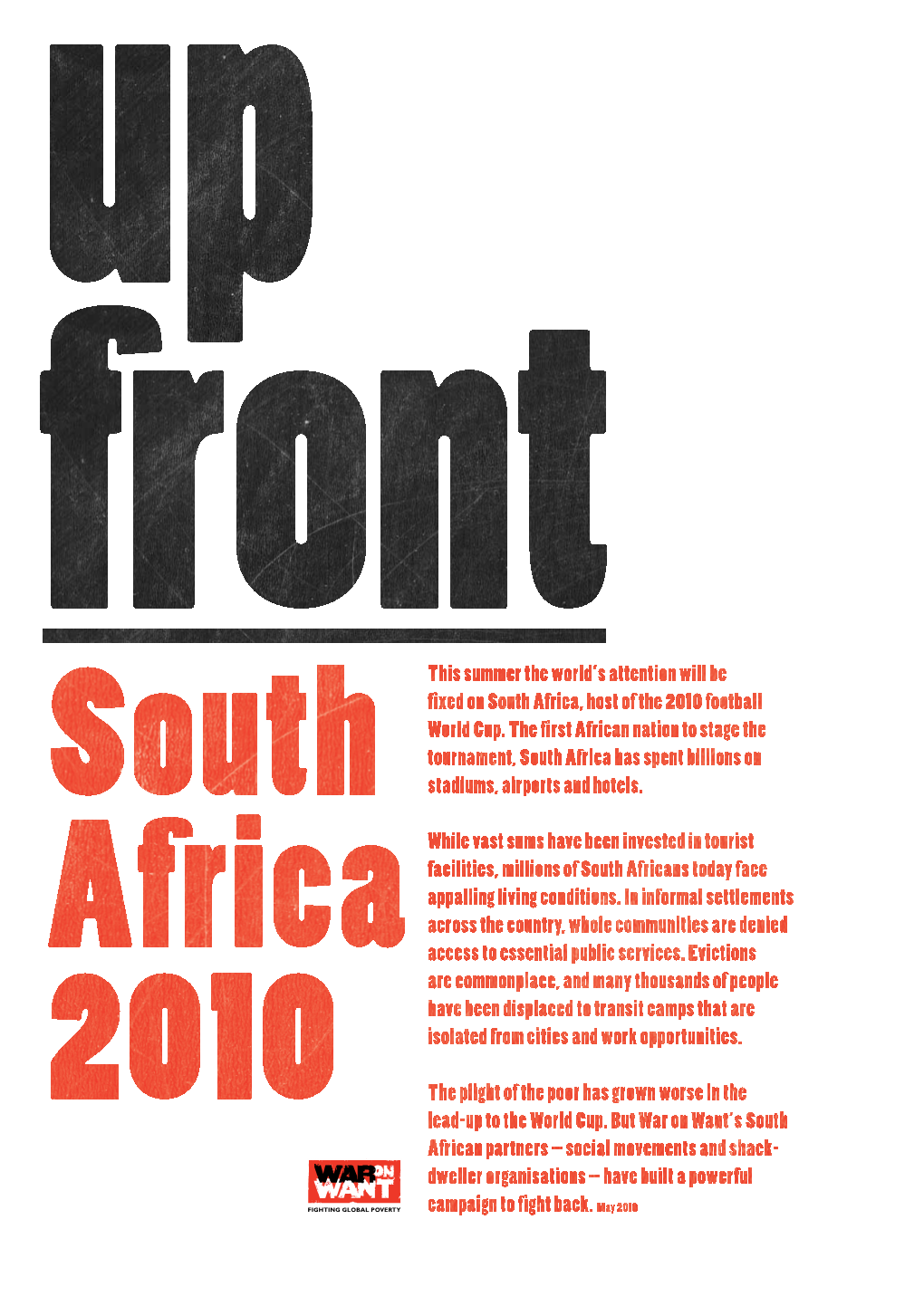 Up Front -- South Africa 2010.Pdf
