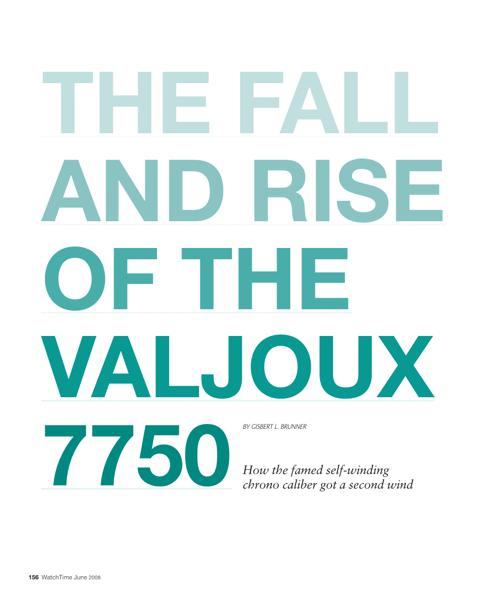 Valjoux 7750