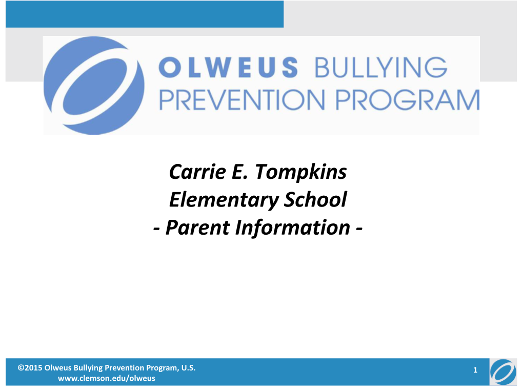 Olweus Bullying Prevention Program, U.S