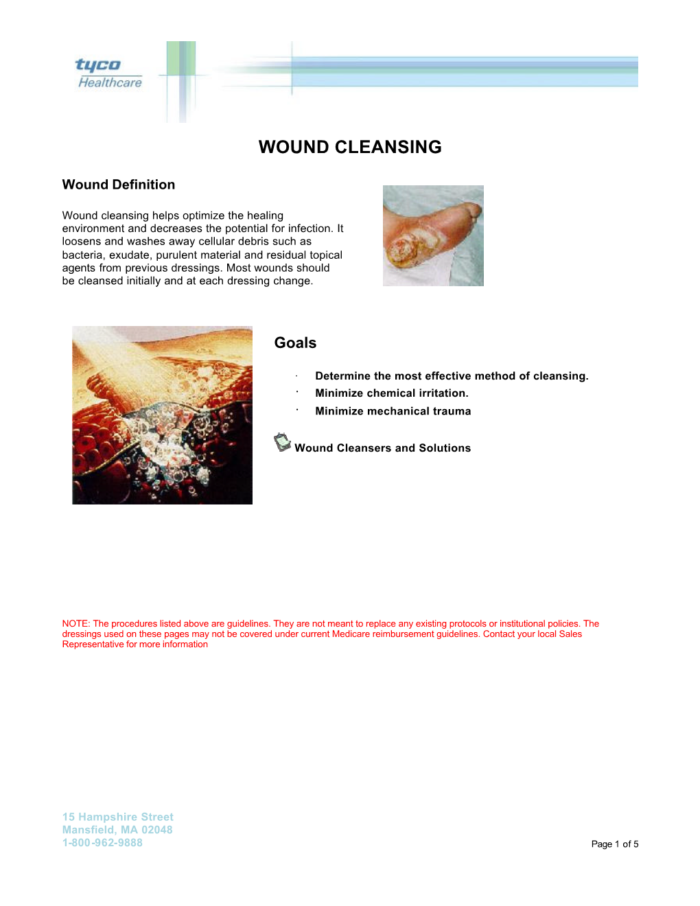 Wound Cleansing