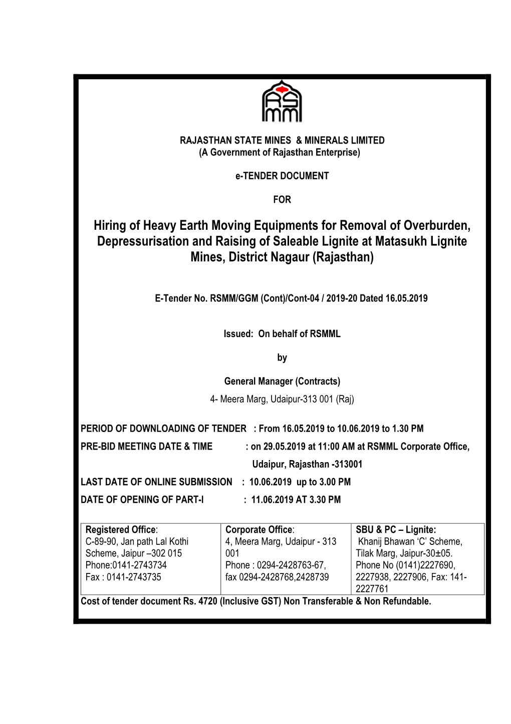 Cont-04 19-20 TD of Matasukh Lignite Mining