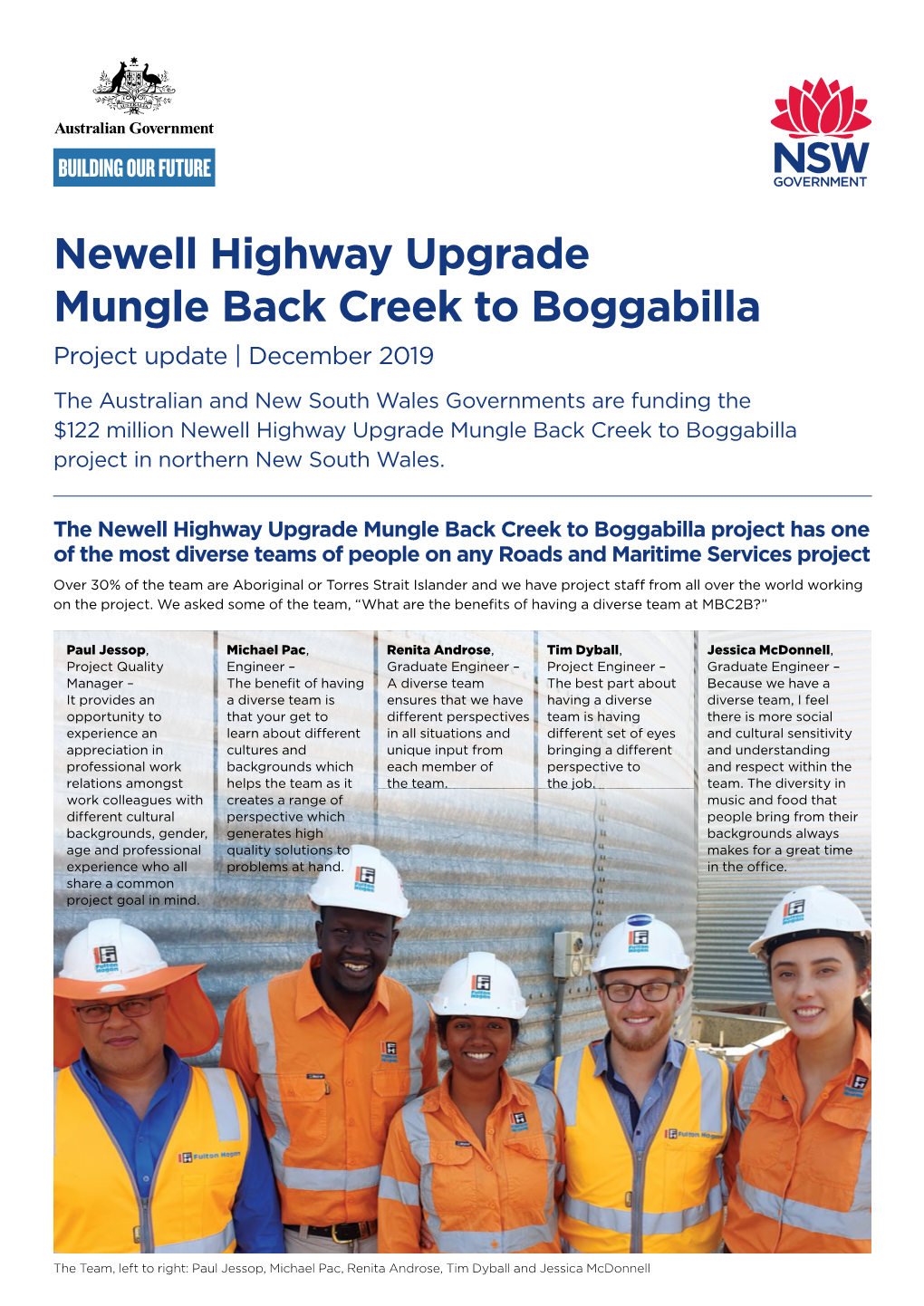 Newell Highway Upgrade Munge Back Creek to Boggabilla