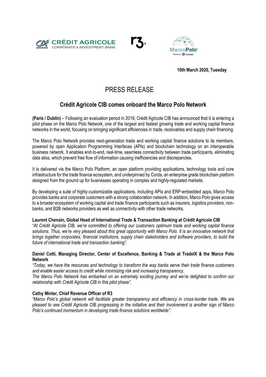 Press Release