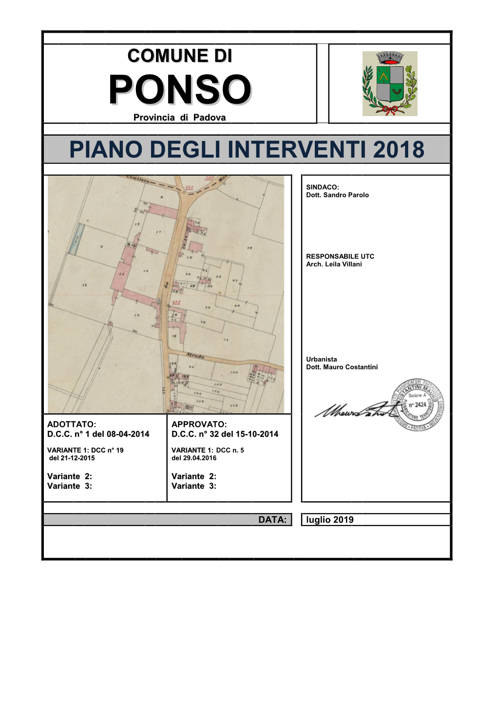 Piano Degli Interventi 2018