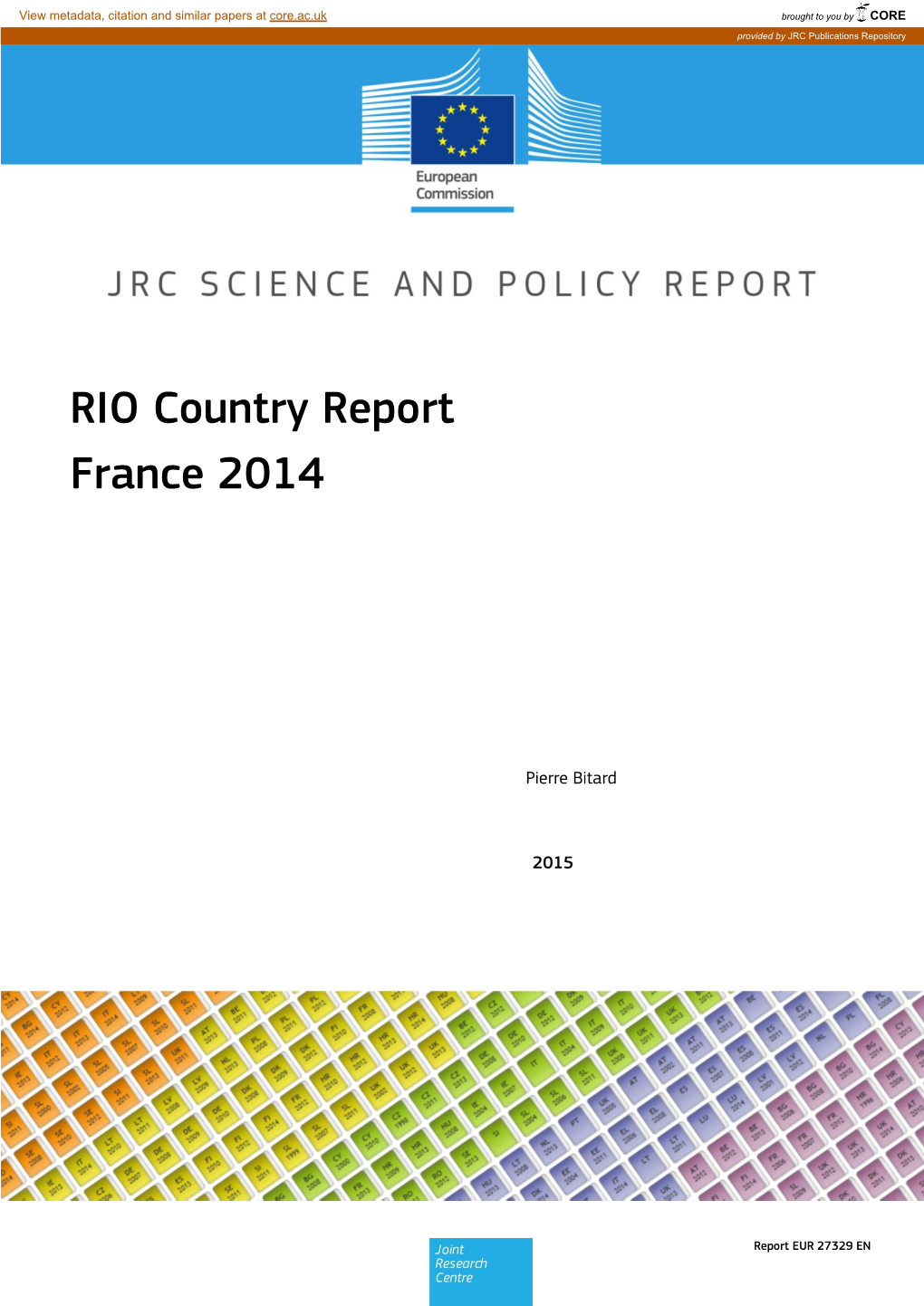 RIO Country Report France 2014