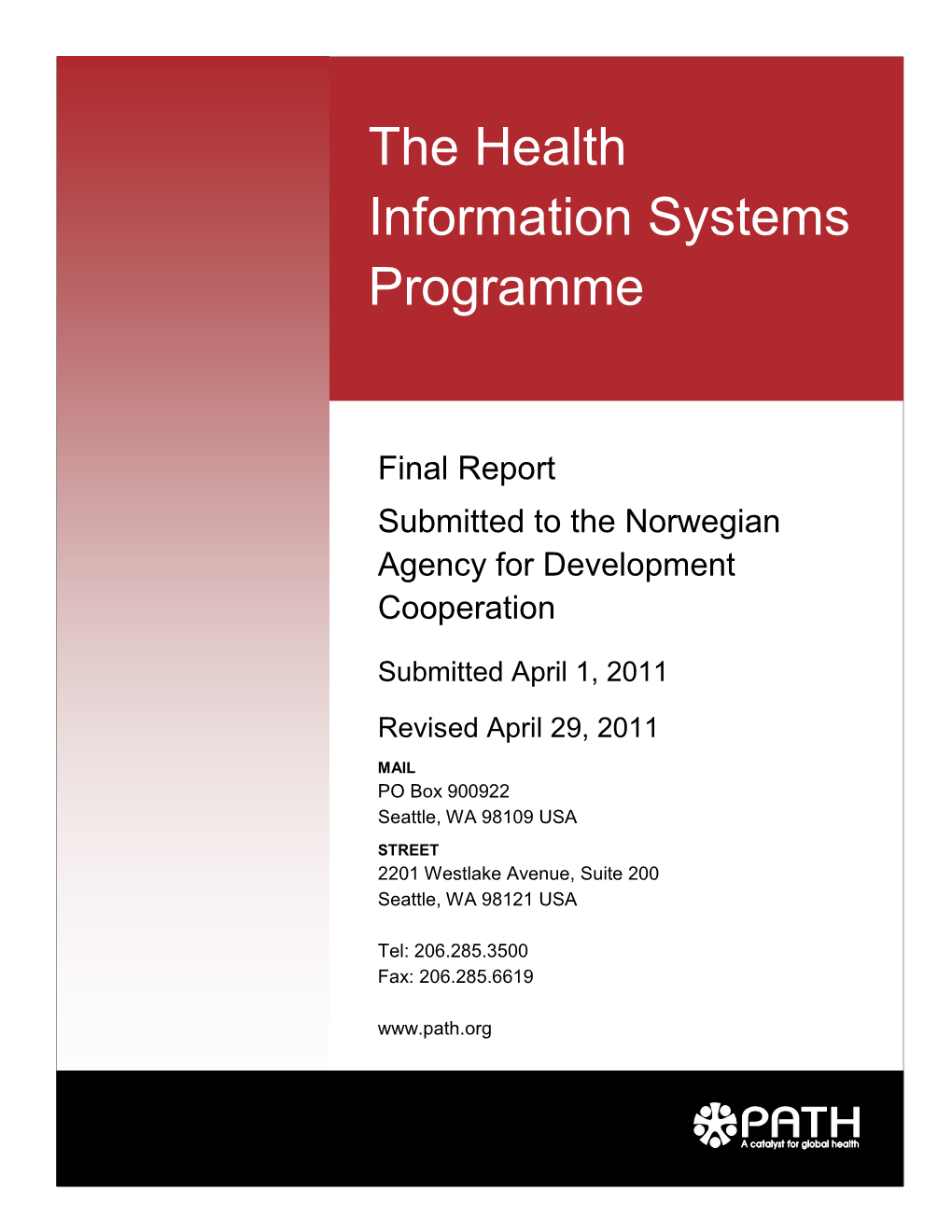 The Health Information Systems Programme: Final Report