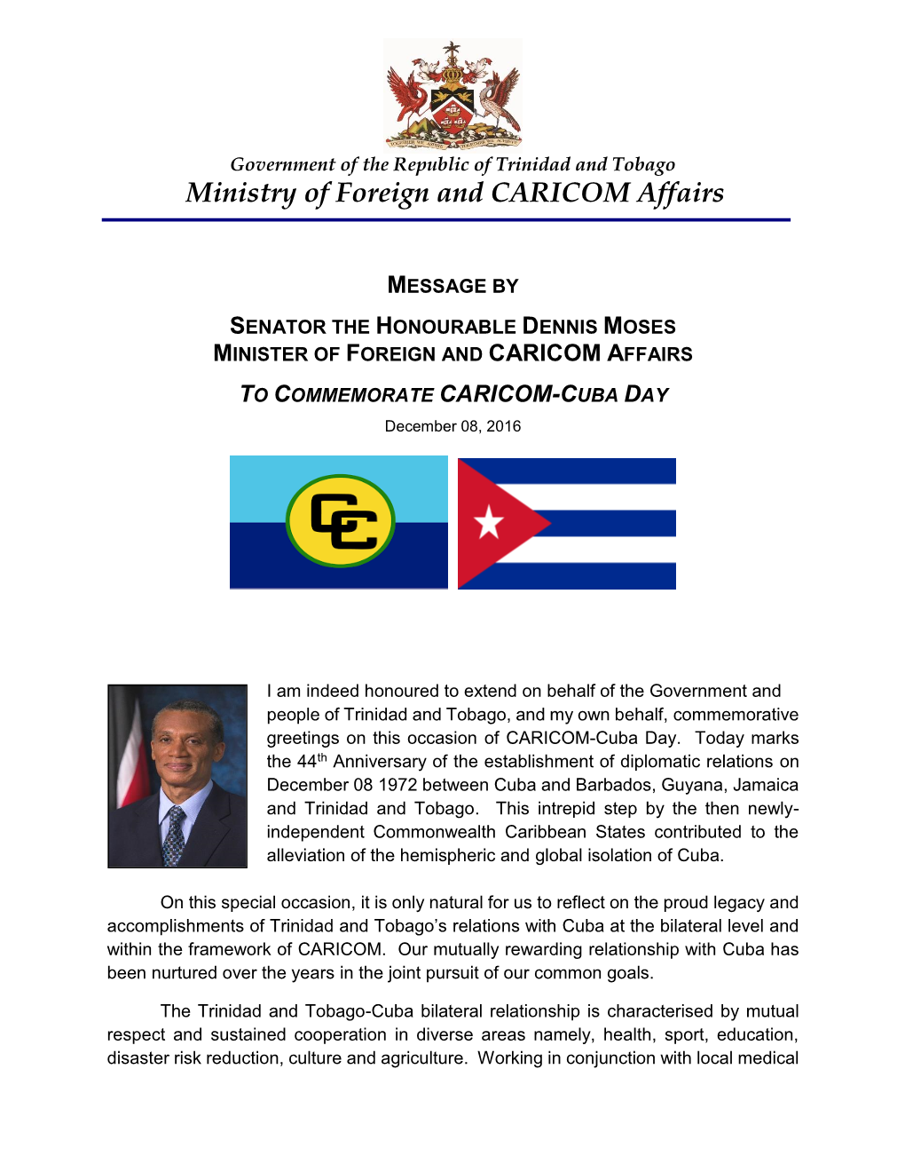 CARICOM-Cuba Day 2016