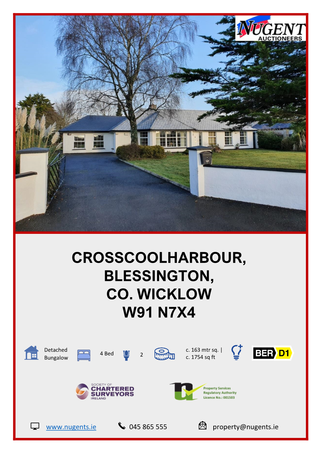 Crosscoolharbour, Blessington, Co. Wicklow