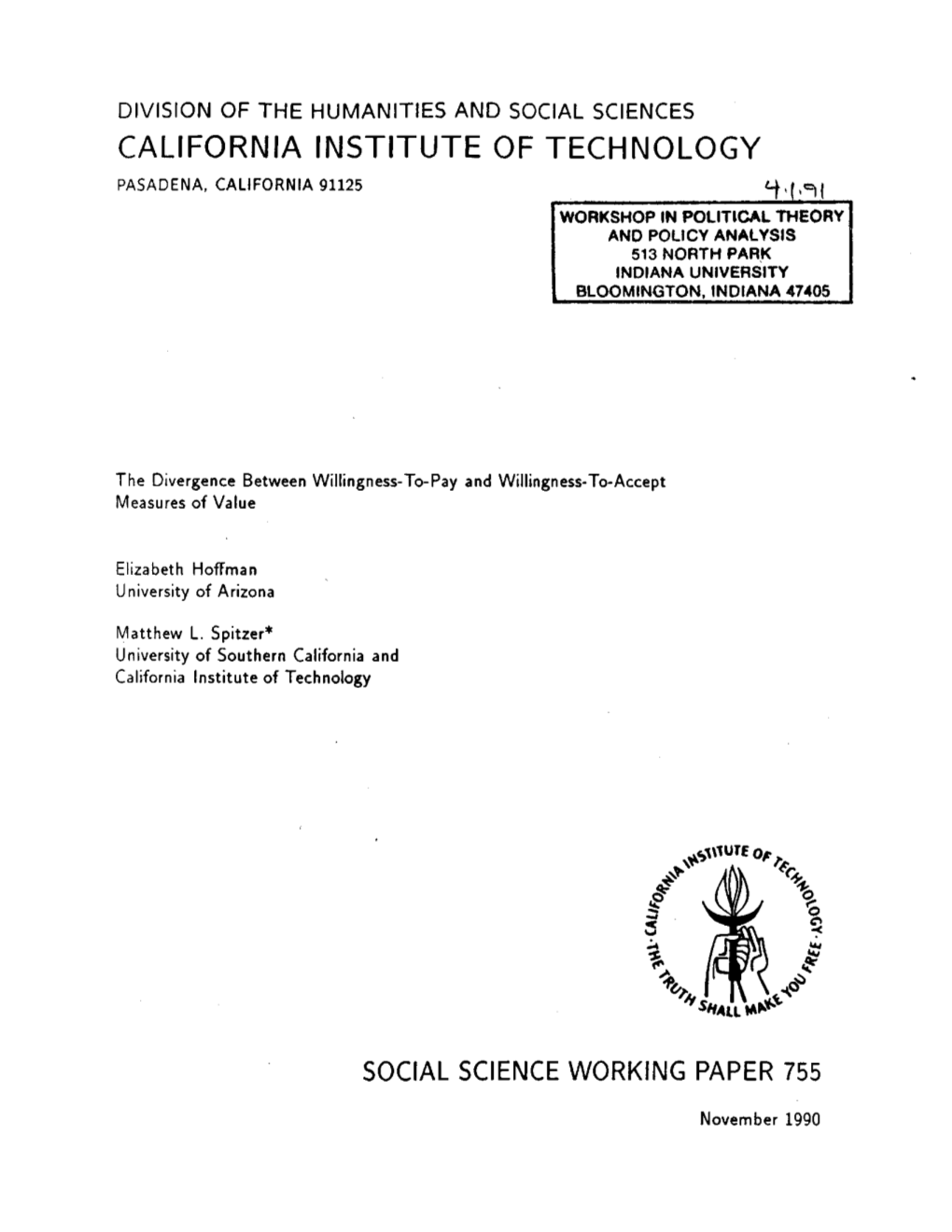 Divergence Betw ... Willingness to Accept.Pdf