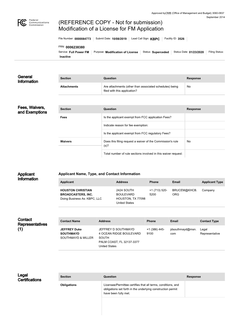 Draft Copy « Licensing and Management System «