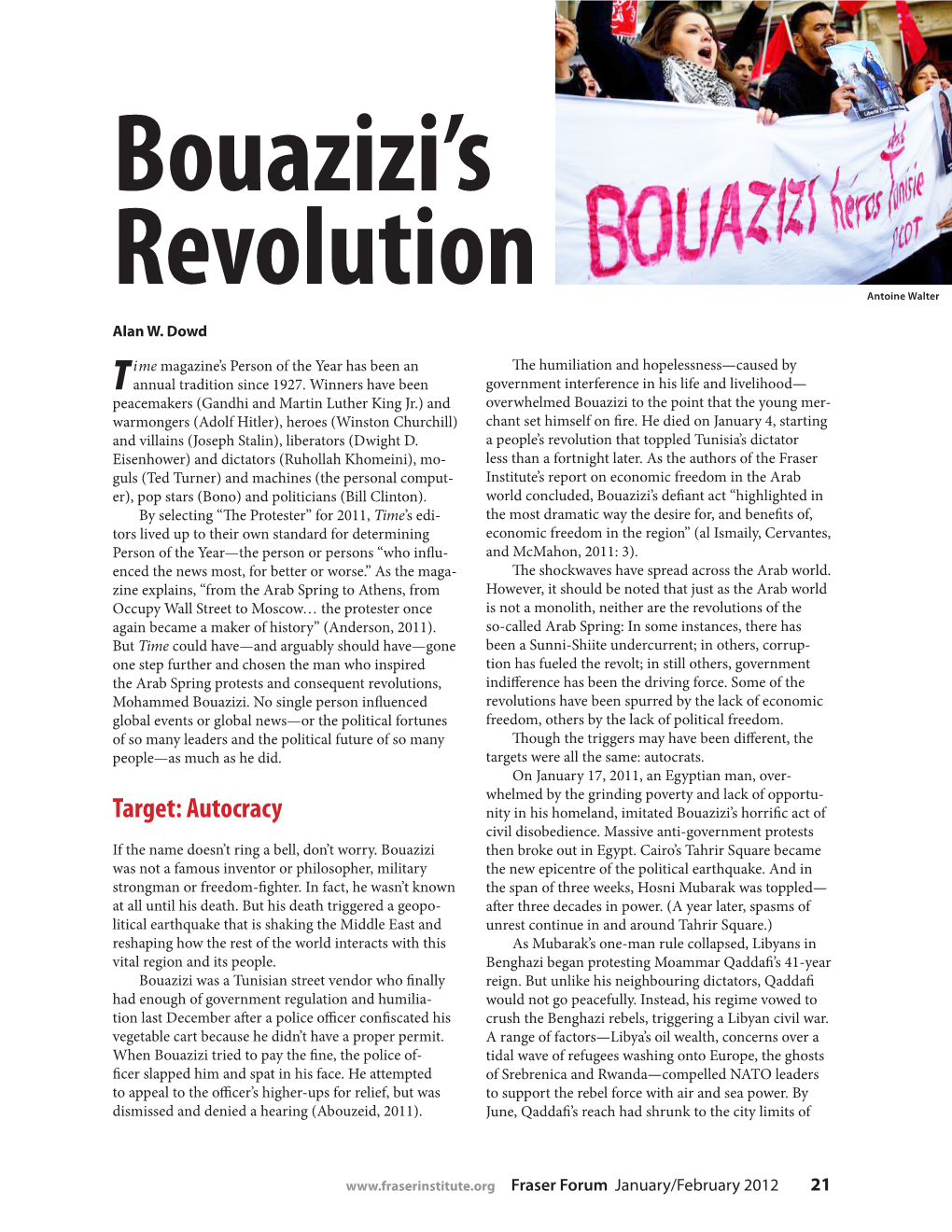 Bouazizi's Revolution