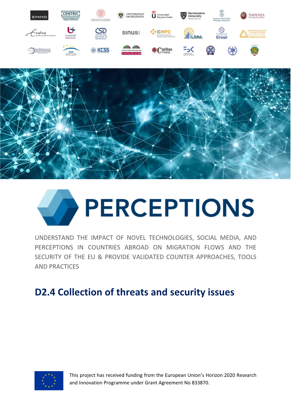 PERCEPTIONS D2.4 Collection of Threats and Security Issues