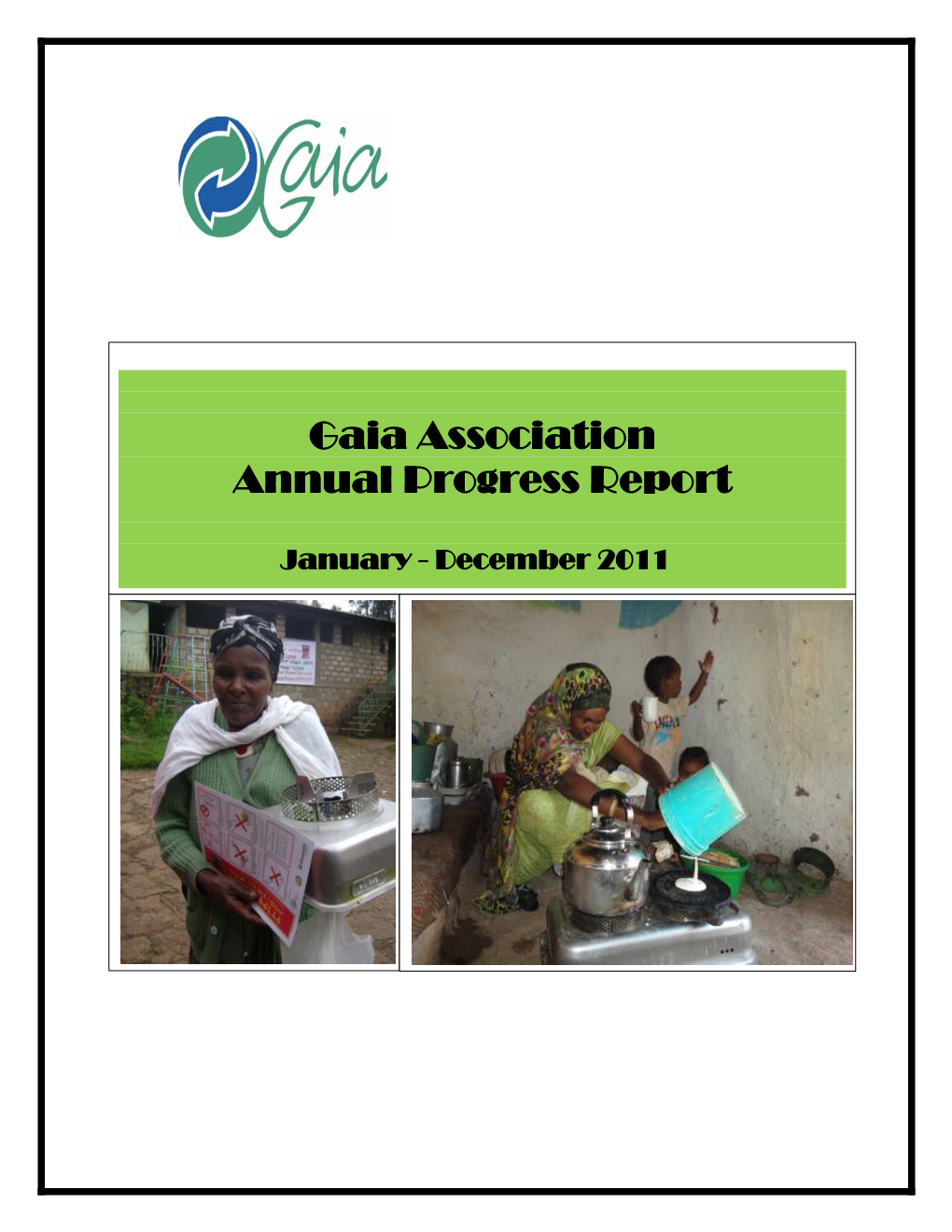 Gaia Clean Energy Activity Annual Report for the Year 2011