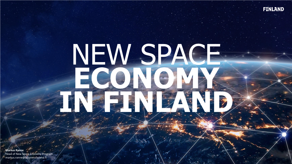 New Space Economy in Finland