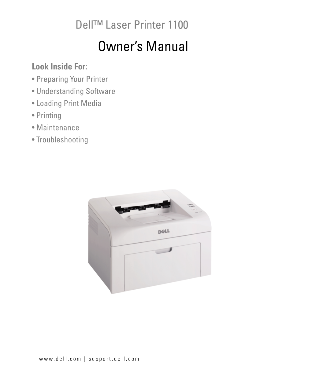 Dell™ Laser Printer 1100 Owner's Manual