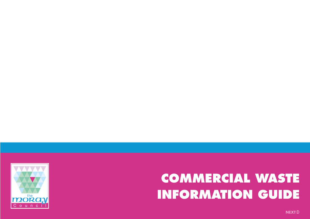 Commercial Waste Information Guide Contents
