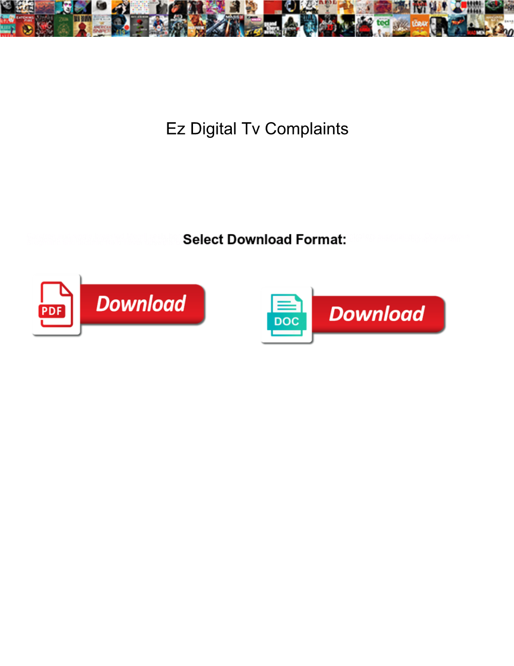 Ez Digital Tv Complaints