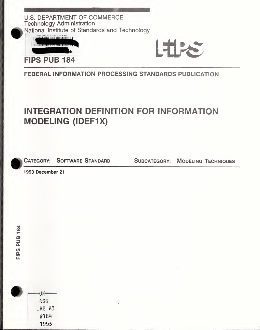 Federal Information Processing Standards Publication