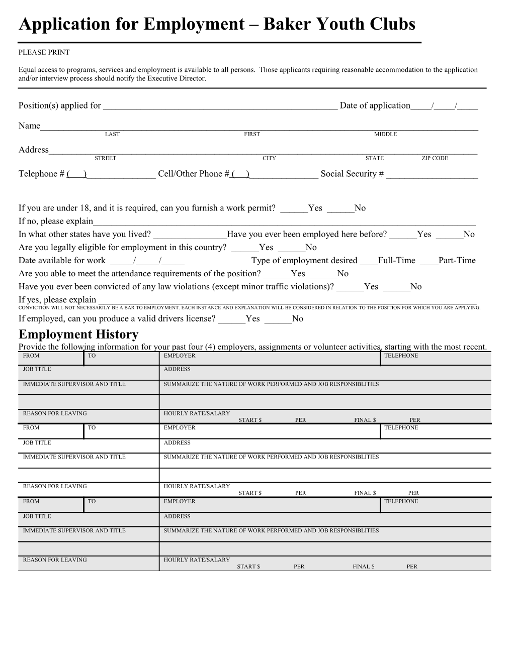 Application for Employment s77