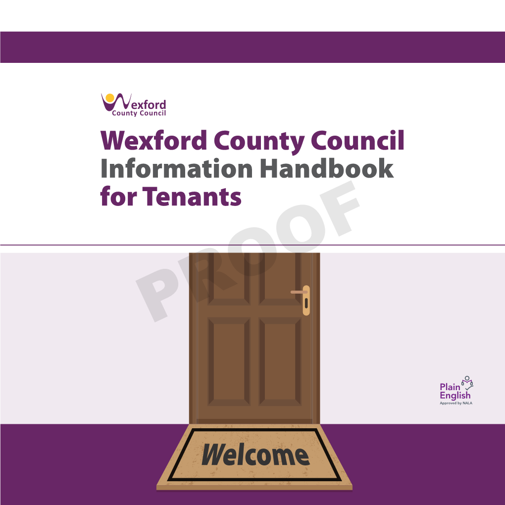 Wexford County Council Information Handbook for Tenants