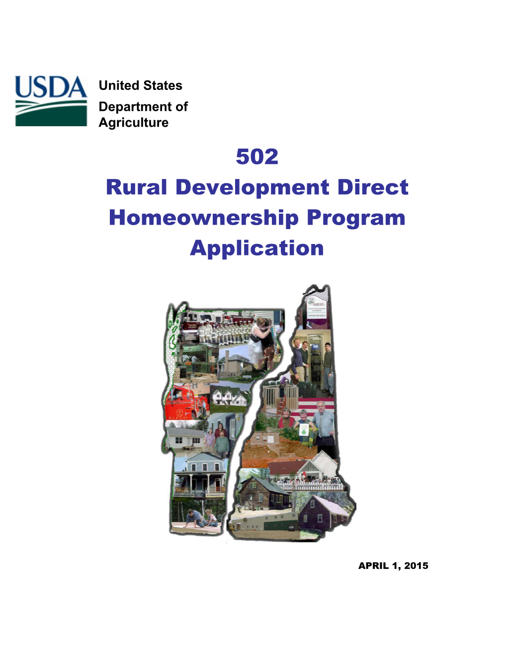 502 Rural Development Direct Homeownership Program Application