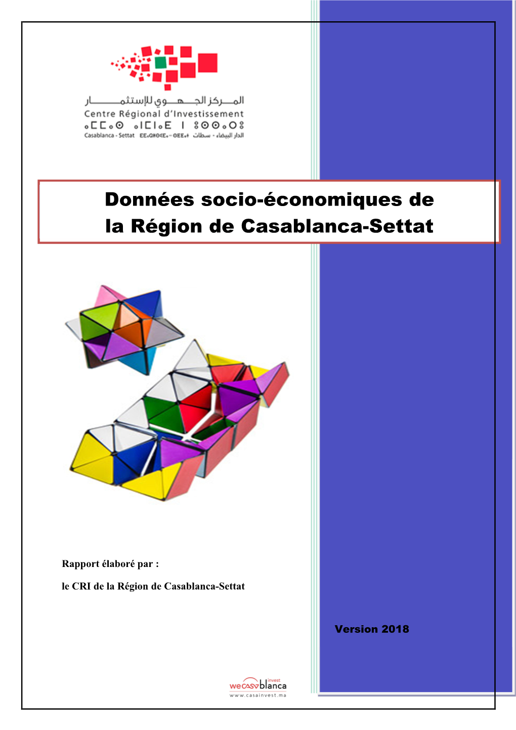 Données Socio-Économiques De La Région De Casablanca-Settat