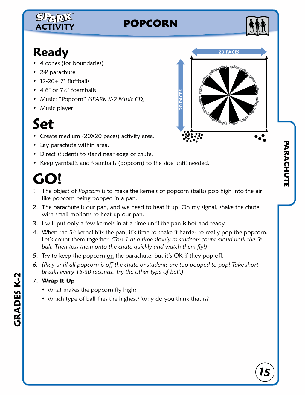 Current SPARK K-2 PE Lesson Plan