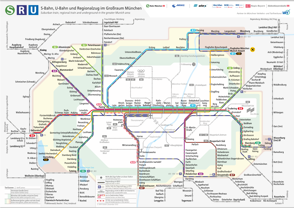 S-Bahn U-Bahn Und Regionalzug Im