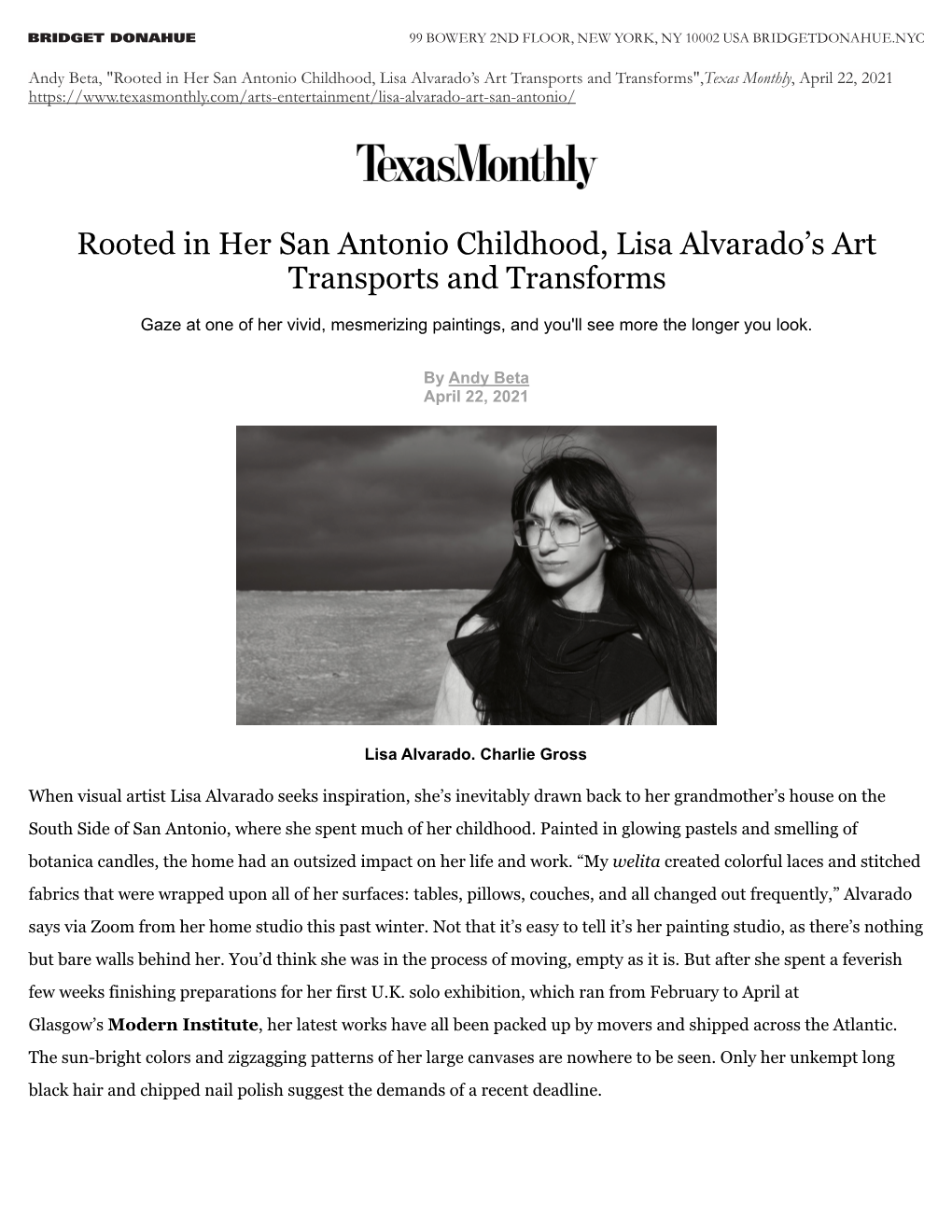 Rooted in Her San Antonio Childhood, Lisa Alvarado's Art