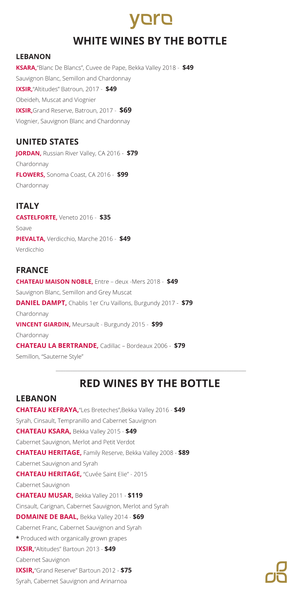 The Wine List