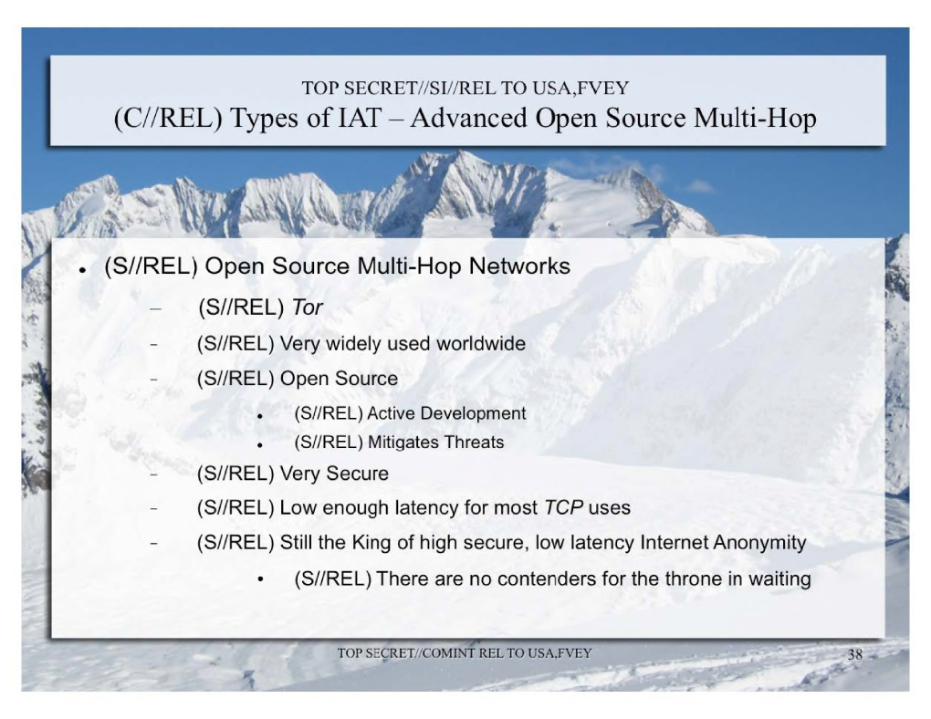 Open Source Multi-Hop Networks (SHREL) Tor (SHREL) Very Widely Used Worldwide (SHREL) Open Source