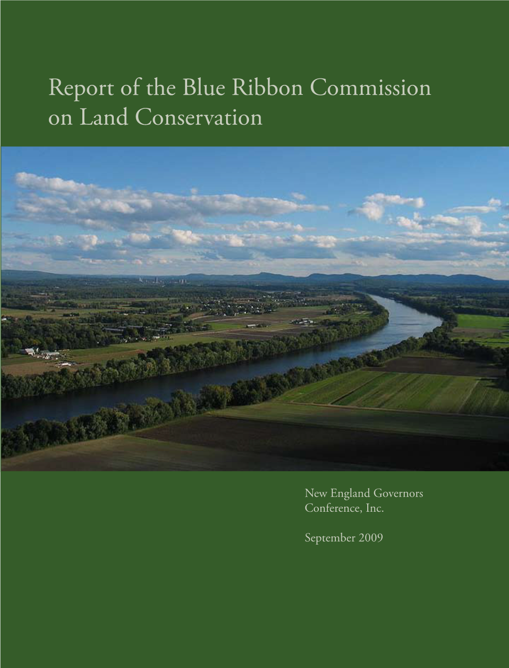 Report of the Blue Ribbon Commission on Land Conservation