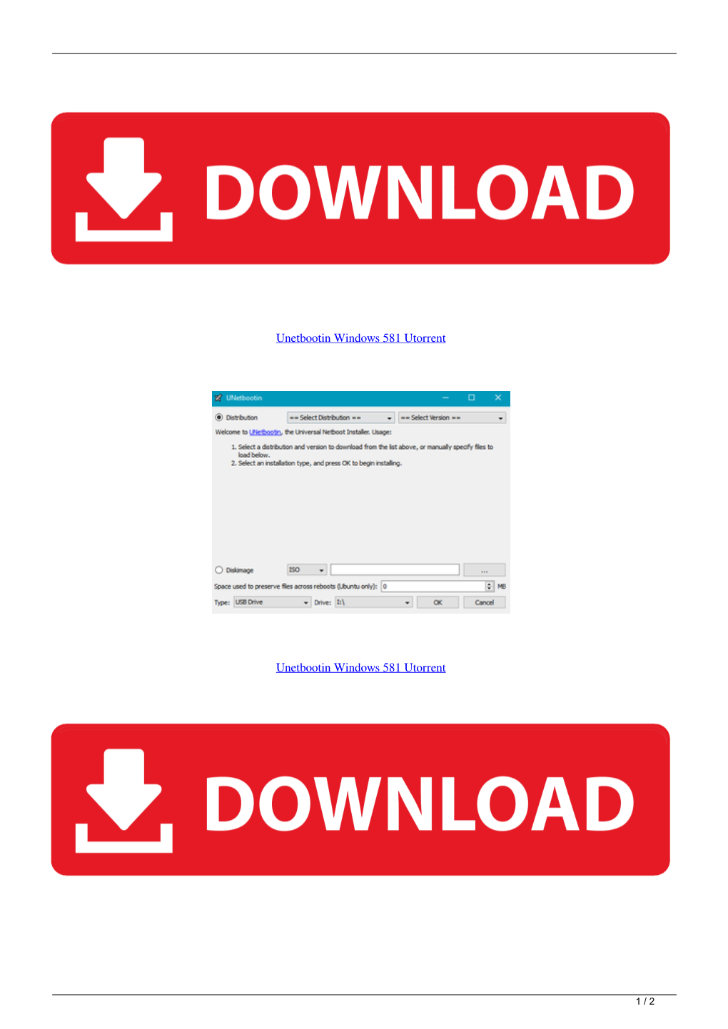 Unetbootin Windows 581 Utorrent