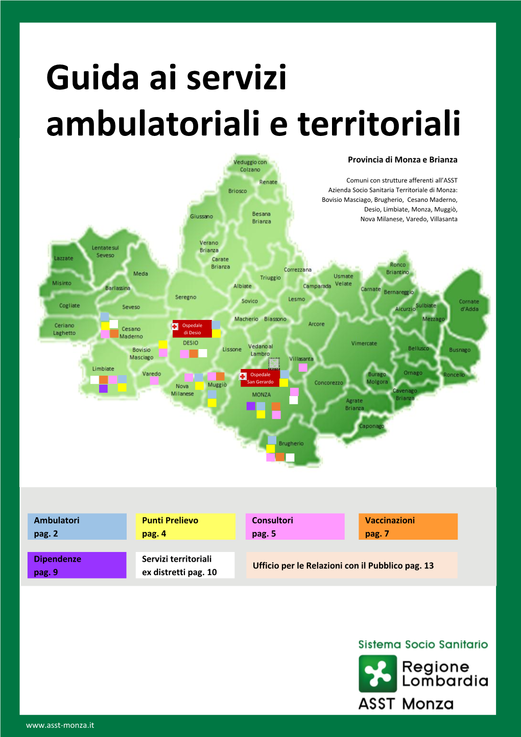 Guida Ai Servizi Ambulatoriali E Territoriali