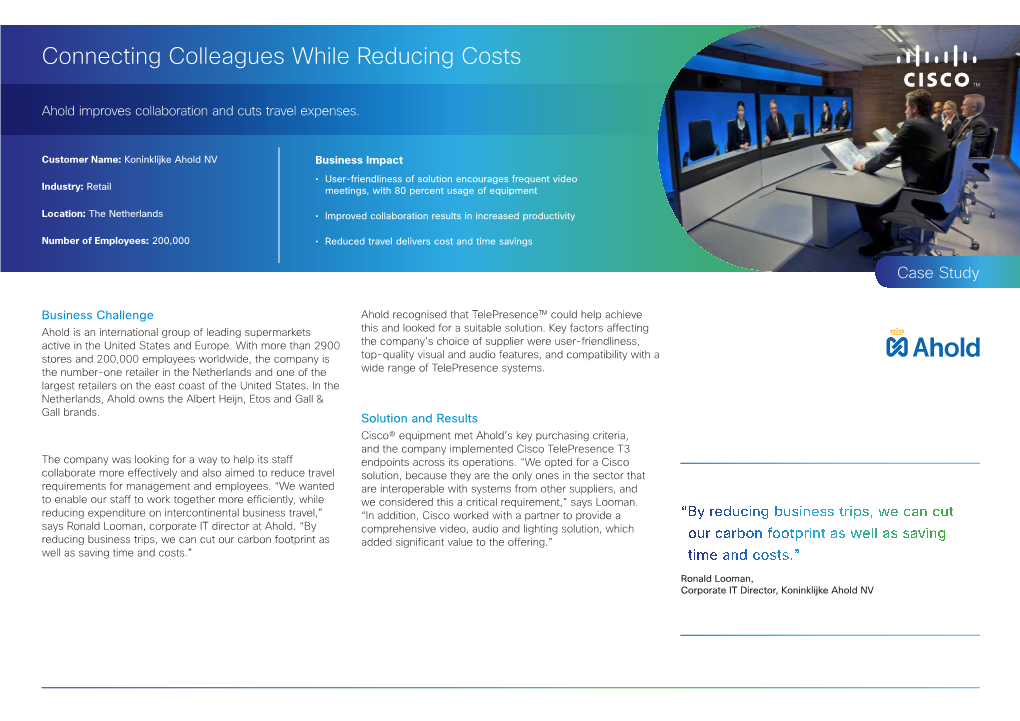 Connecting Colleagues While Reducing Costs