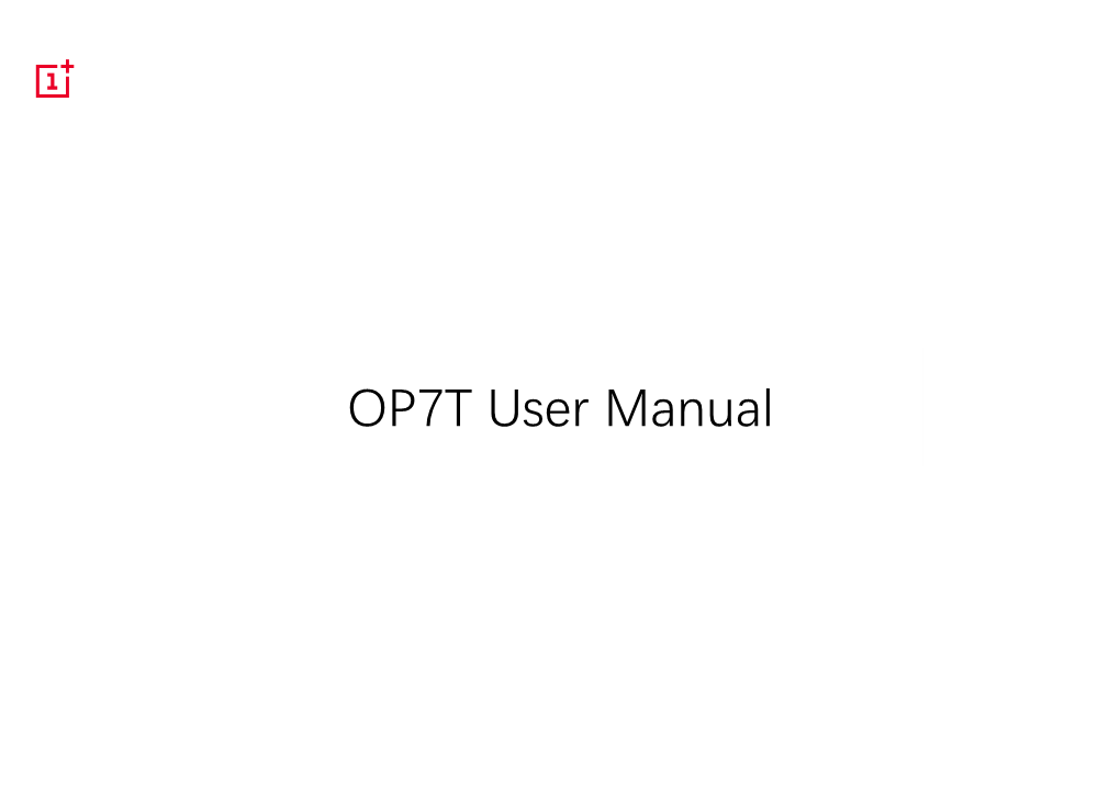 OP7T User Manual
