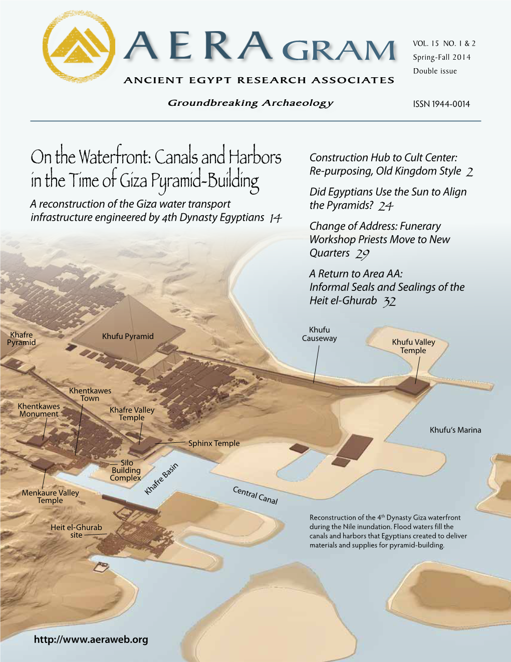 Canals and Harbors in the Time of Giza Pyramid-Building by Mark Lehner