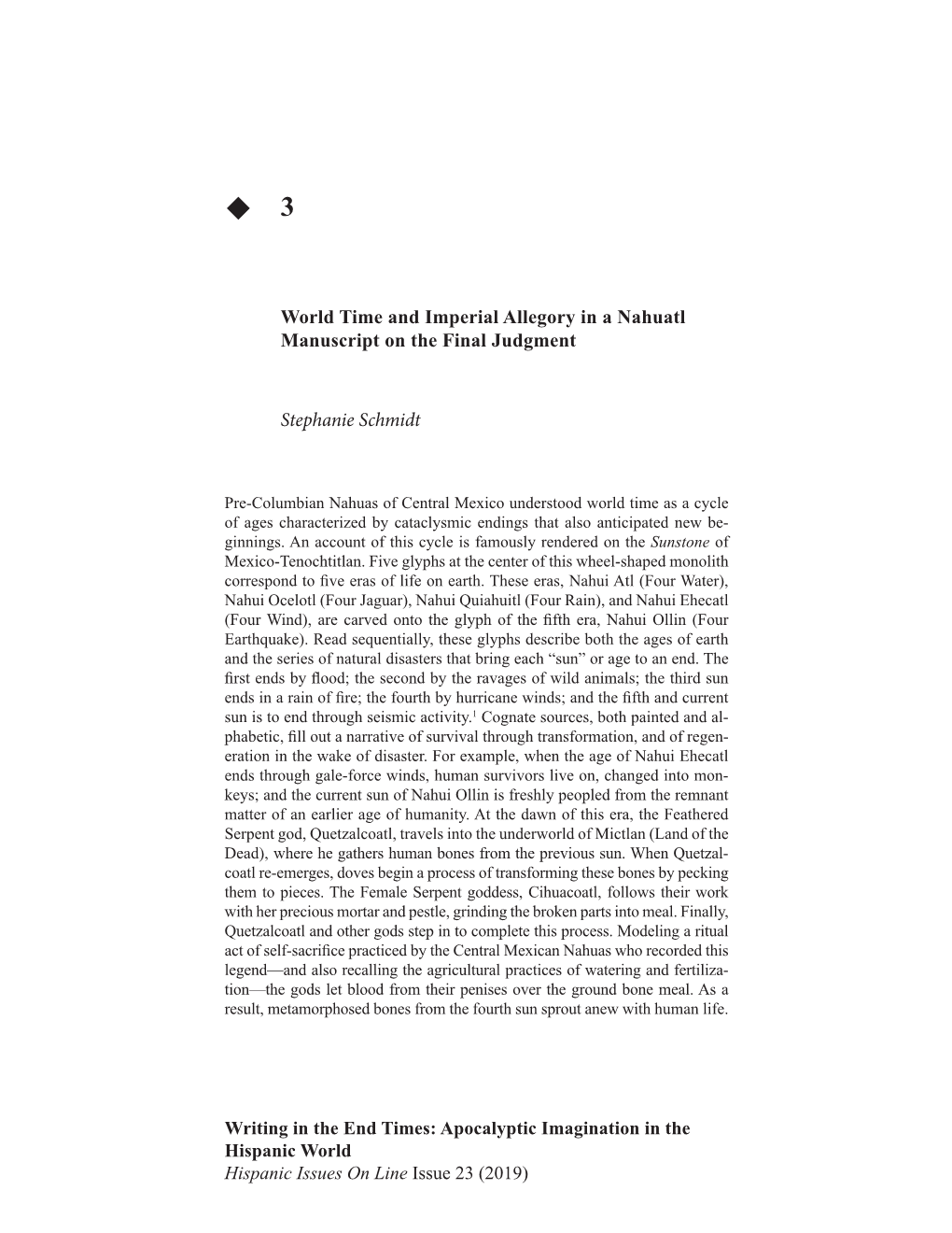 World Time and Imperial Allegory in a Nahuatl Manuscript on the Final Judgment