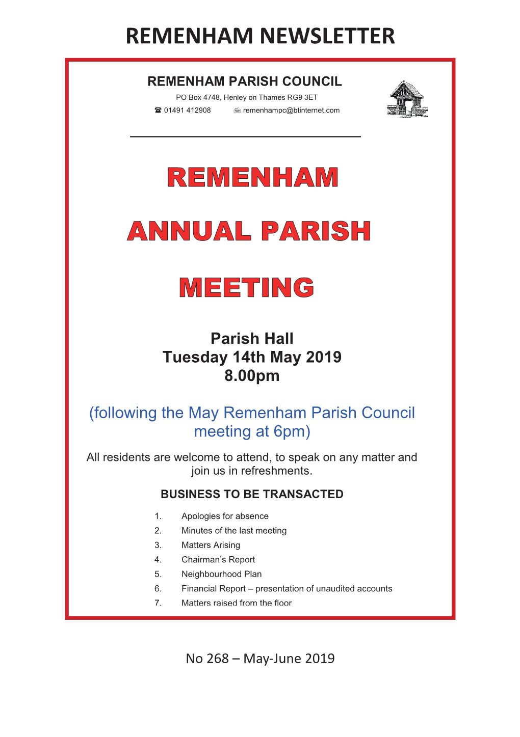 Remenham Newsletter