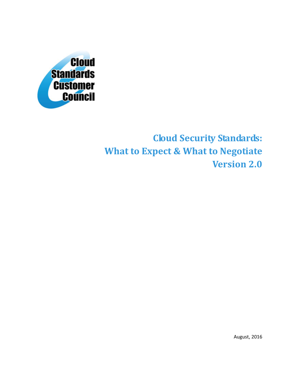 Cloud Security Standards: What to Expect and What to Negotiate