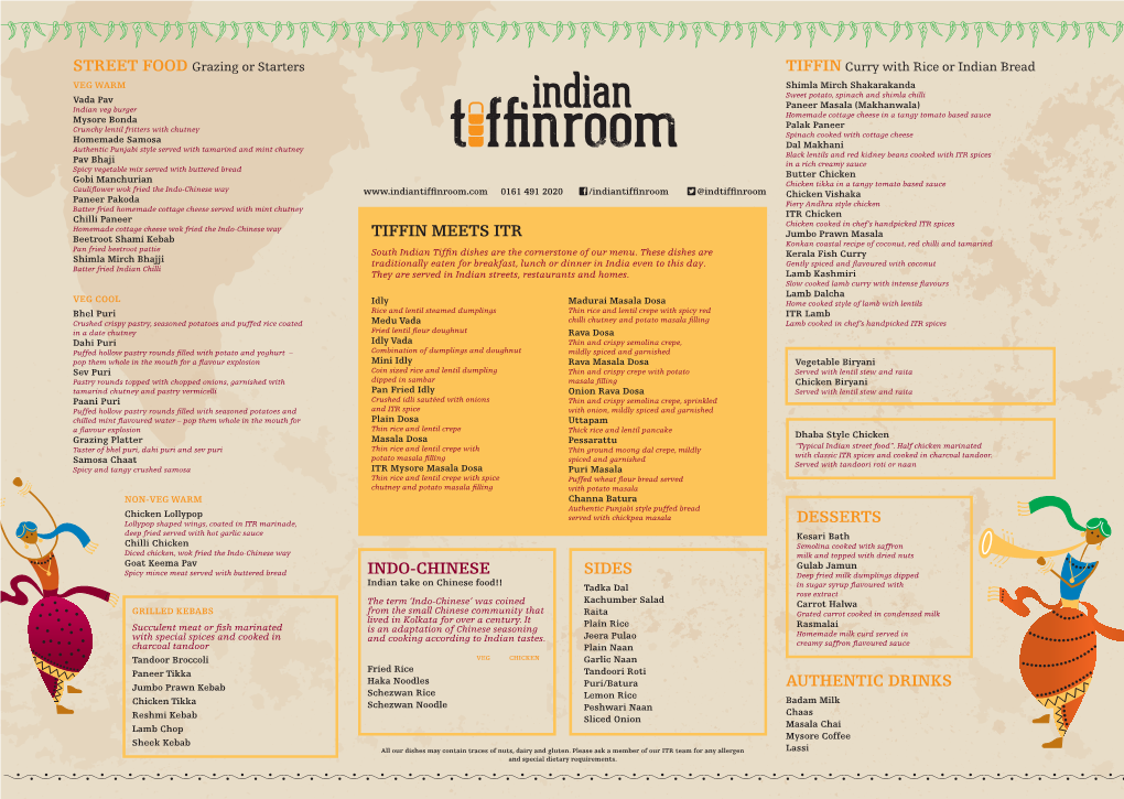 Tiffin Meets Itr Desserts Authentic Drinks Indo