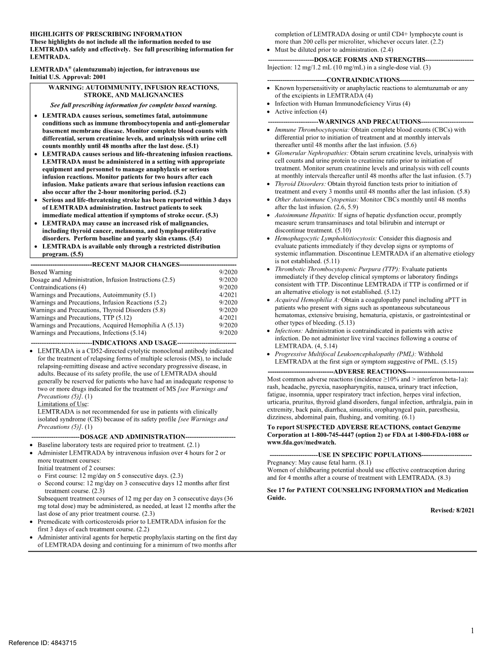 HIGHLIGHTS of PRESCRIBING INFORMATION These Highlights Do