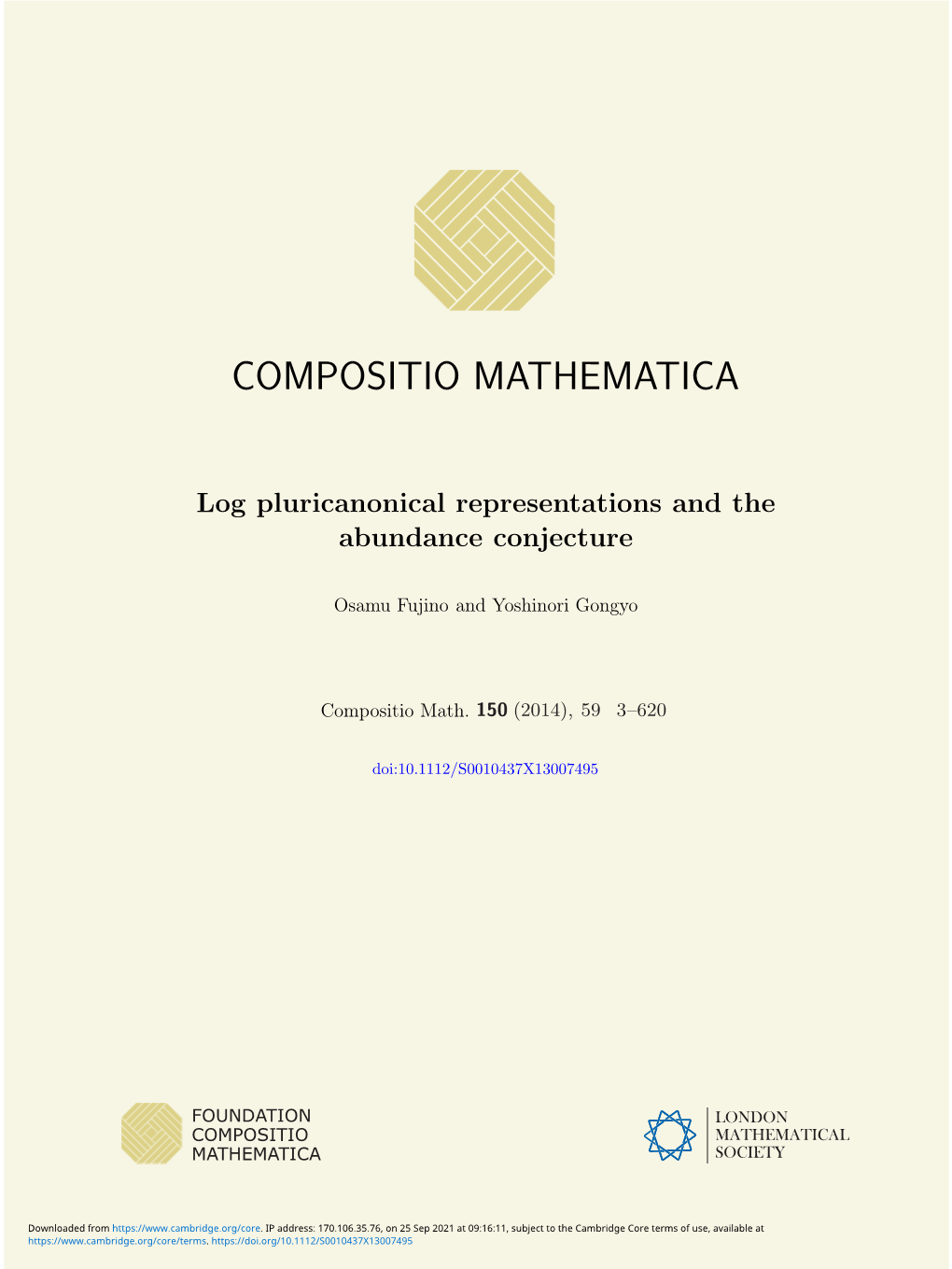 Compositio Mathematica