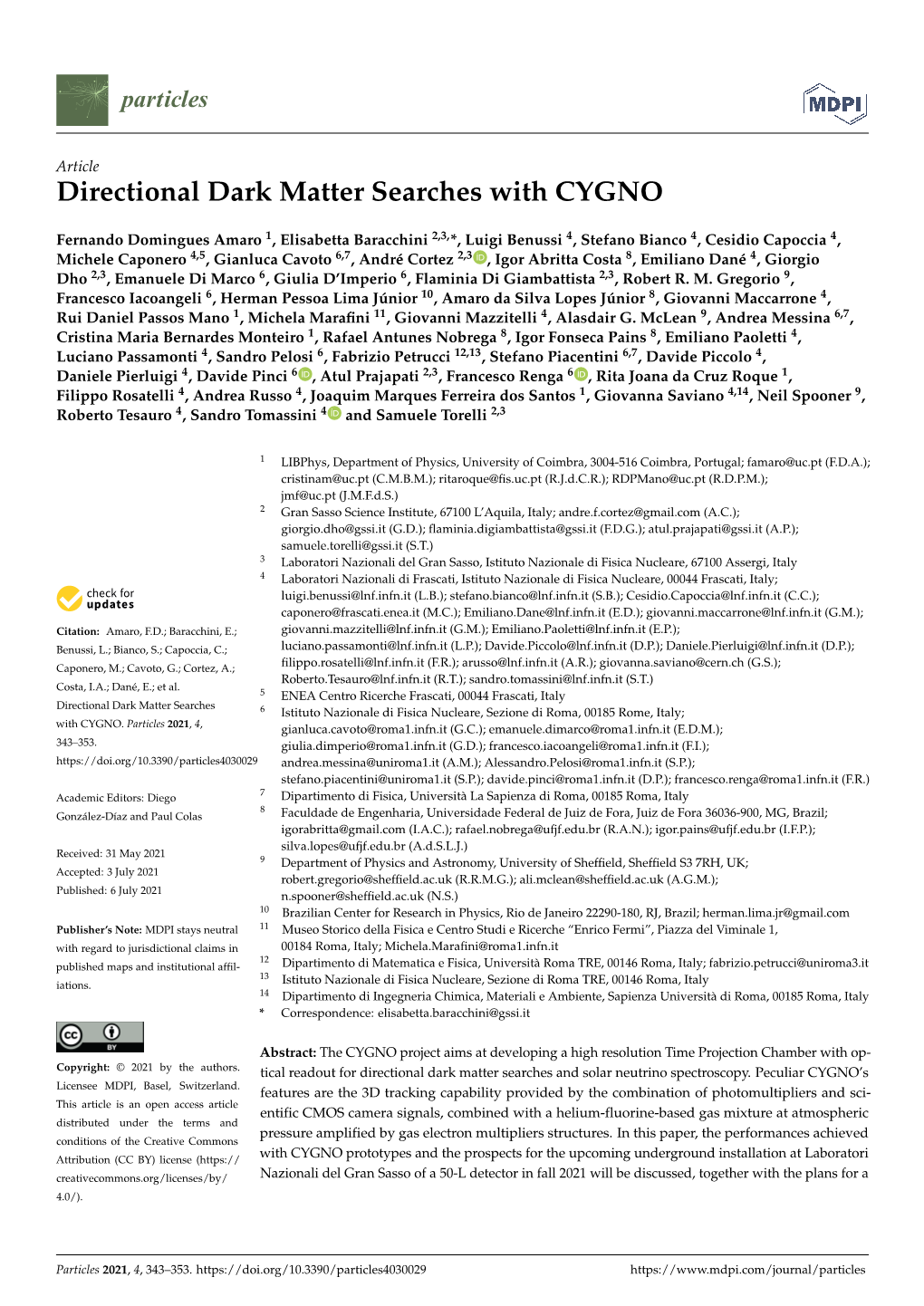 Directional Dark Matter Searches with CYGNO