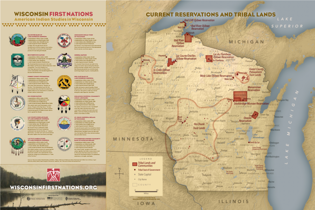 Current Reservations and Tribal Lands