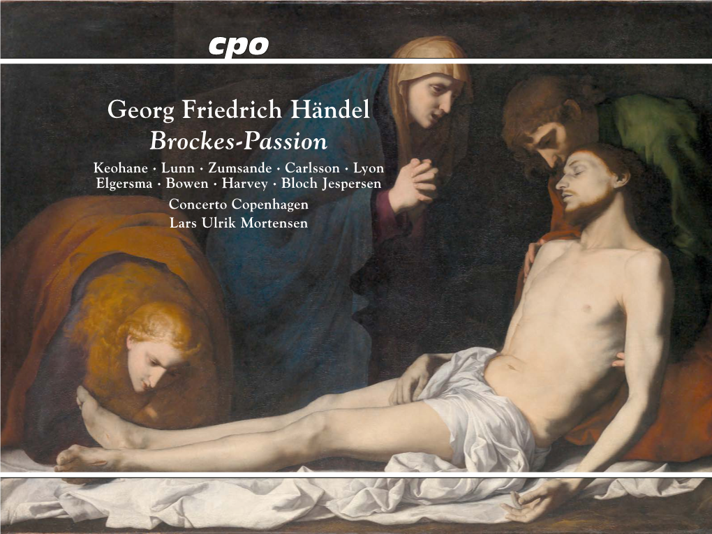 Georg Friedrich Händel Brockes-Passion