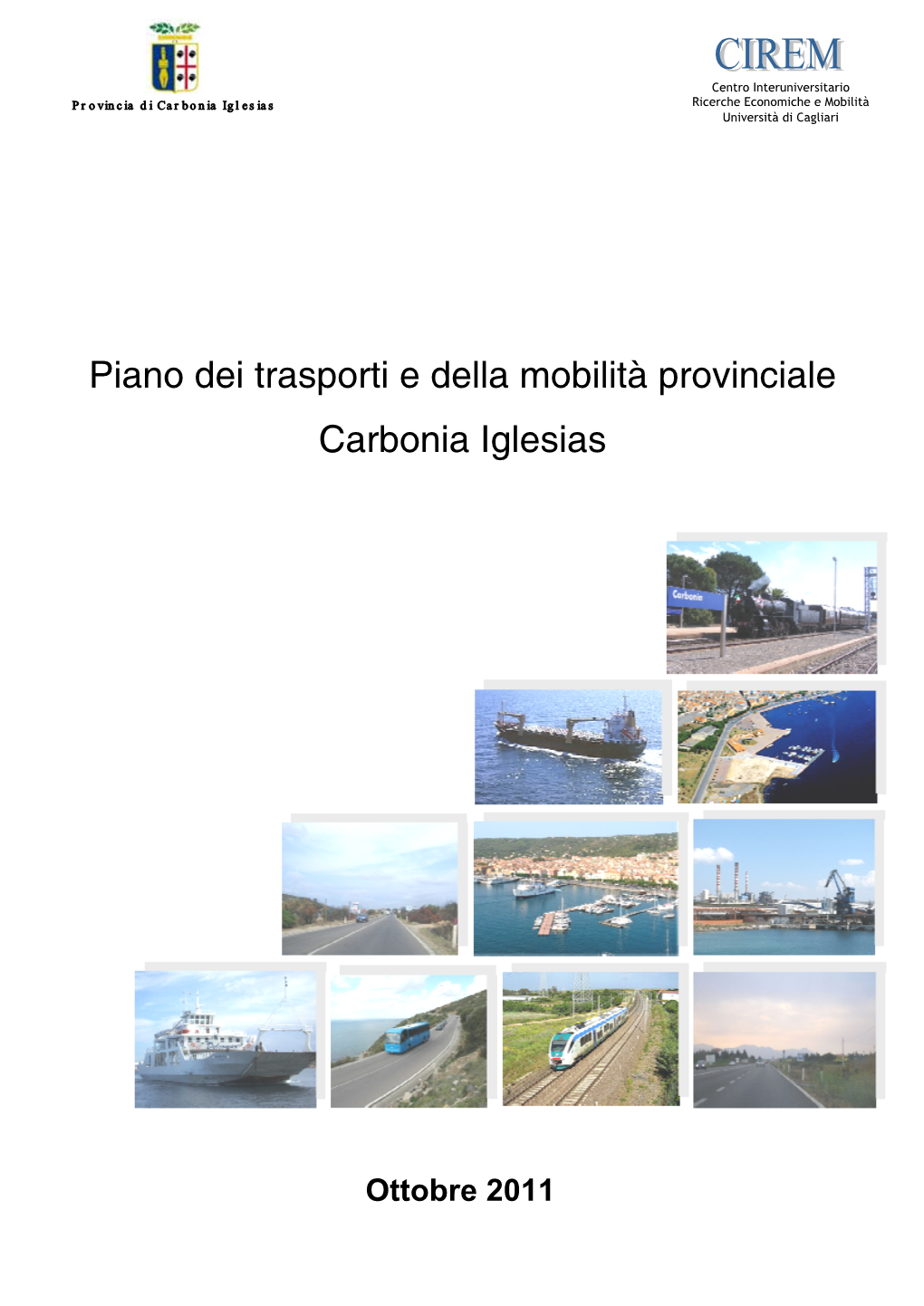 Piano Dei Trasporti E Della Mobilità Provinciale Carbonia Iglesias