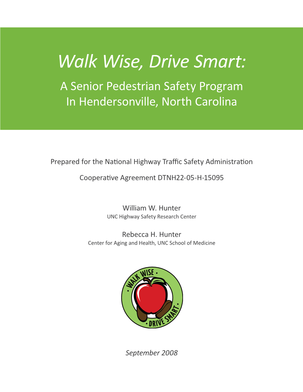Walk Wise, Drive Smart: a Senior Pedestrian Safety Program in Hendersonville, North Carolina