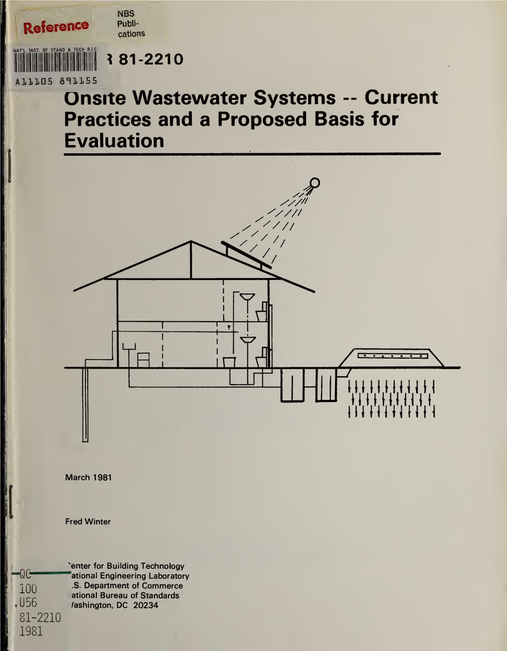 Onsite Wastewater Systems — Current Practices and a Proposed Basis for Evaluation