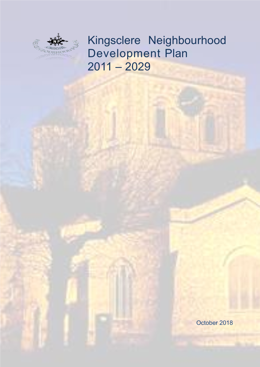 Kingsclere Neighbourhood Development Plan 2011 – 2029
